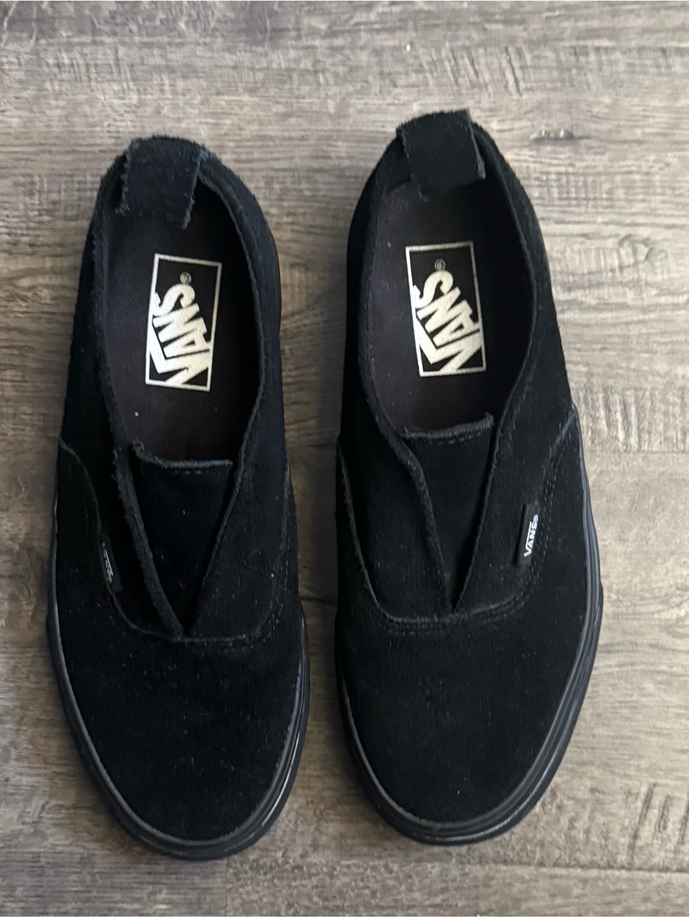 Vans Slip-On Suede Sneakers - Black M5.5 W7